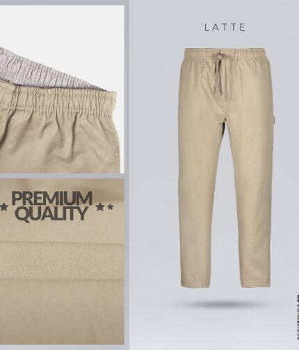Mens Premium Trouser - Latte