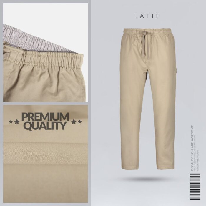 Mens Premium Trouser - Latte