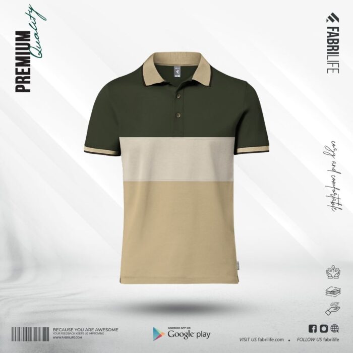 Fabrilife Designer Edition Single Jersey Knitted Cotton Polo - Grandy