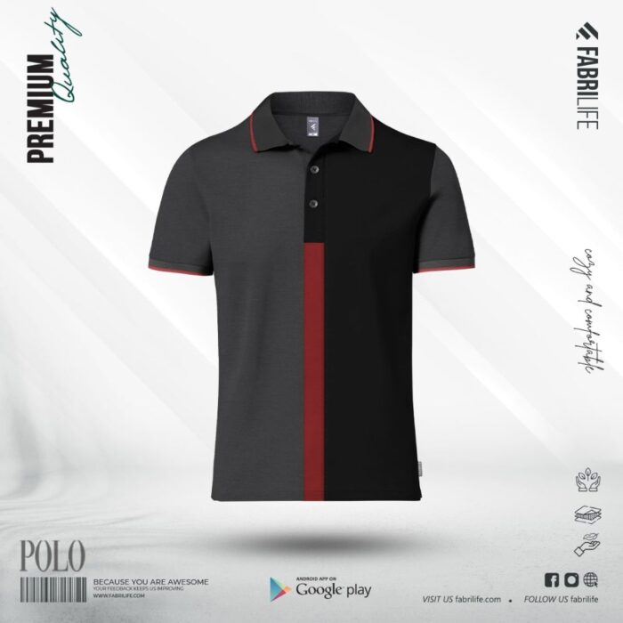 Fabrilife Designer Edition Single Jersey Knitted Cotton Polo - Supreme